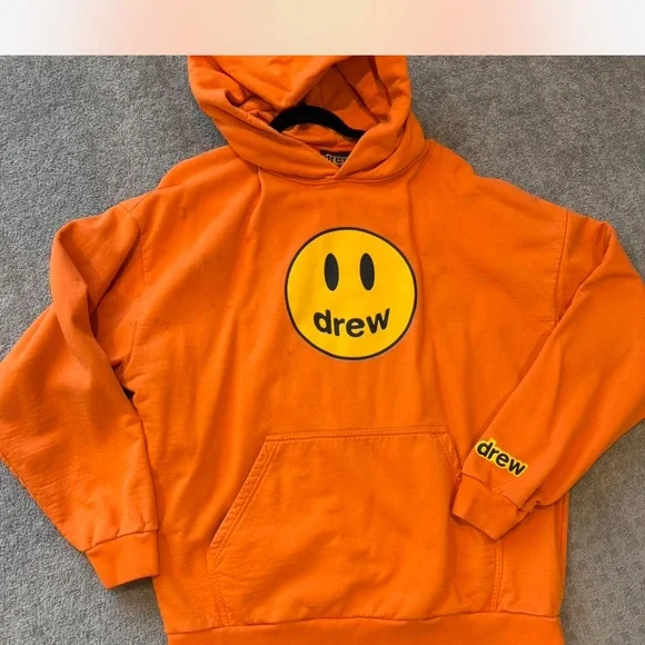 Drew House Orange Smiley Sweater - Picture 3 of 8